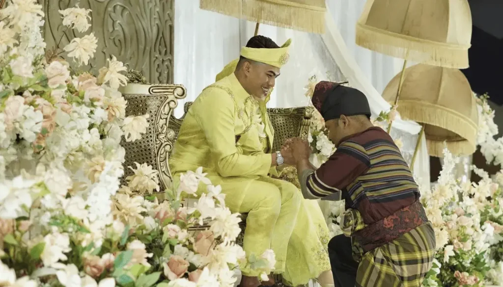 A silat performance demonstration during a wedding ceremony in Putrajaya.